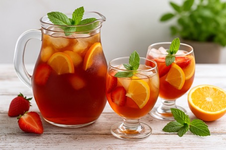 Osvěžující recept na léto: ledový rooibos s ovocným twistem